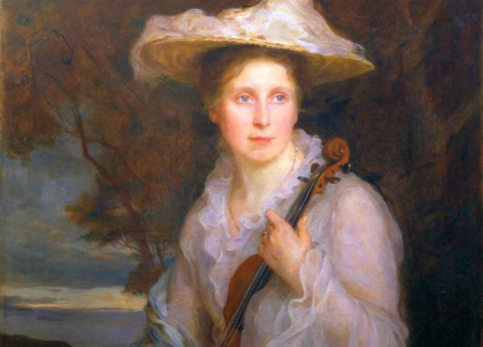 Portrait of Lucy de László by her husband the artist Philip de László