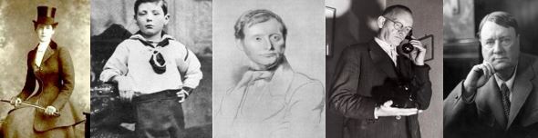 Black & white Photos of Winston Churchill and other neighbours of Edward Cecil Guinness